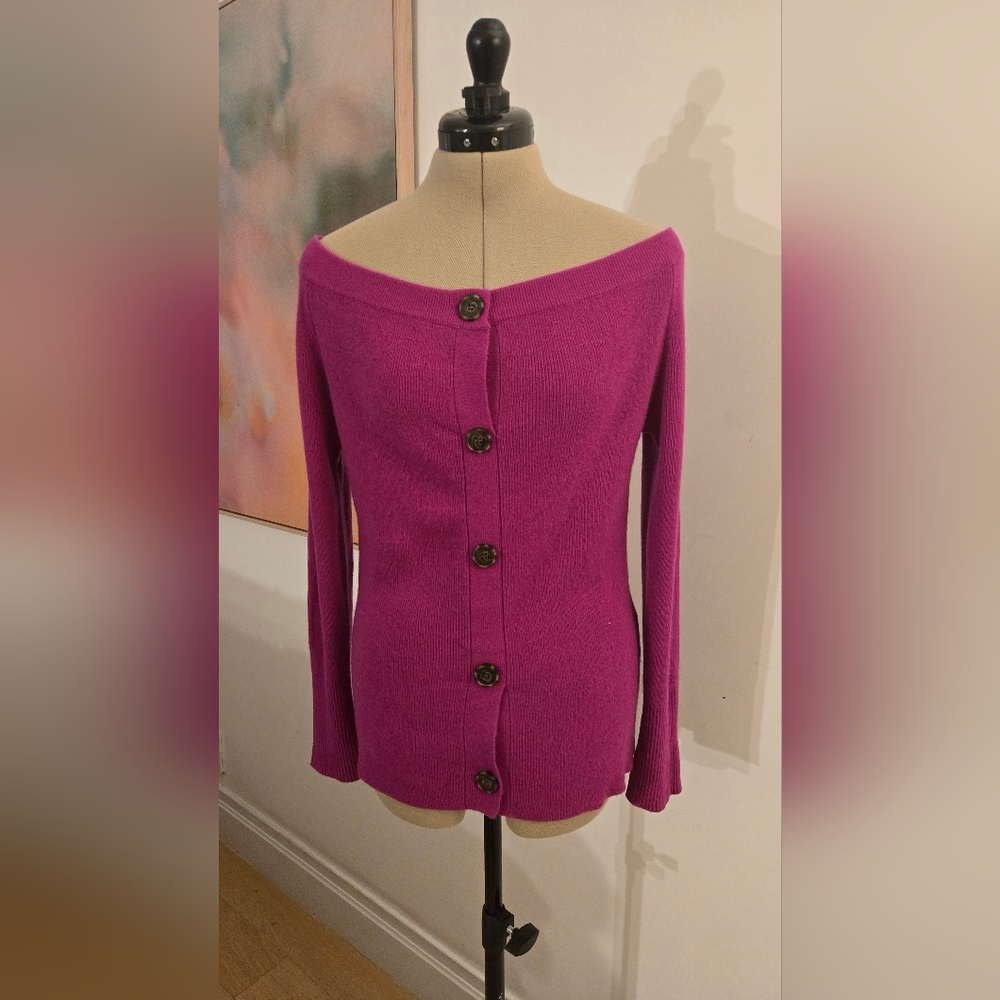NAADAM Wool & Cashmere Off-Shoulder Sweater - Pink